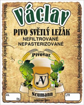 Pivovar Neumann pivo Václav